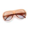 Trendy Oversized Large Frame Y2K Cat Eye Sunglasses for Women Vintage Retro Oval Gradient Sunglasses UV400 Decoration Shades