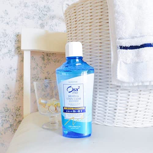 Ora2 Me Mouthwash Stain Clear Mouthwash, Natural Mint, 460mL