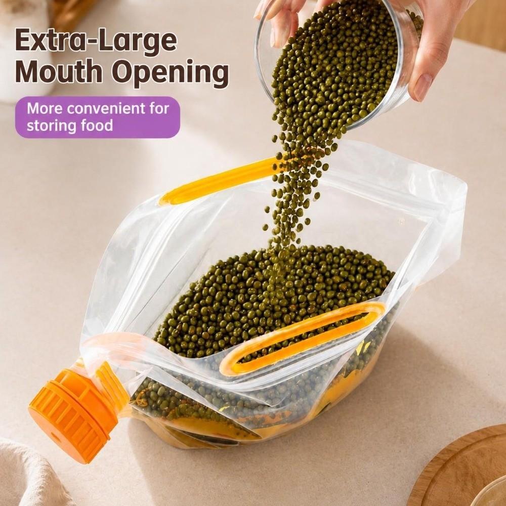 Food Grade Food Storage Bag Transparent Cereal Storage Organizer Pantry Storage Bag Food Storage