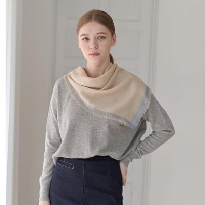 Шарф-платок Dal Cashmere Air Квадратный Бежевый