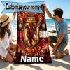 Custom Name Personalized Manchester United Print Beach Towel, for Trip Camping Beach Party Home Decor, Birthday Gift for Family & Friends