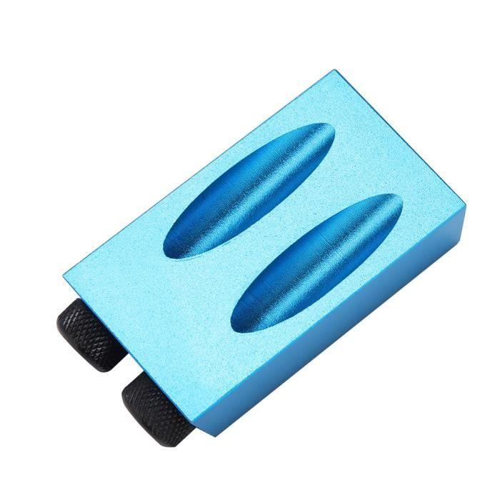 14 Pieces Pocket Hole Screw Jig, 15° Pocket Hole Drilling Kit Oblique Drilling Guide Set for Work