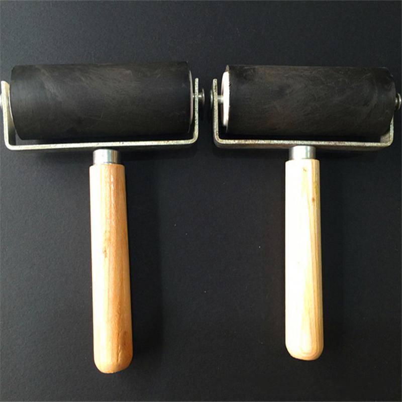 2/10 см резиновый валик профессиональный жесткий печатный валик для штамповки строительный инструмент художественный ремесло краска декоративный инструмент аксессуары