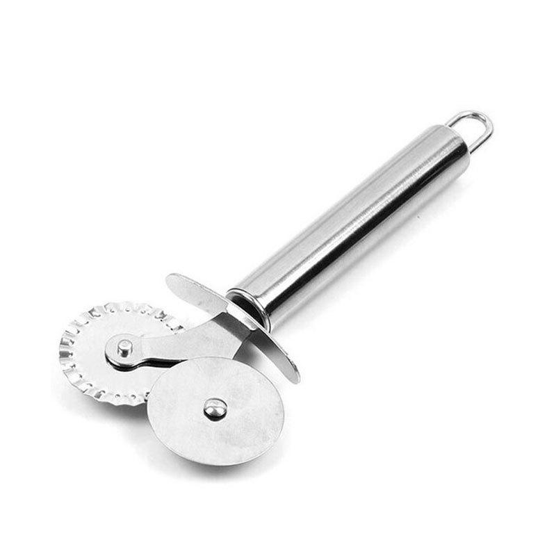 Инструменты для пиццы из нержавеющей стали, круглый нож для пиццы, нож для теста, колесный слайсер, форма для выпечки, инструменты для выпечки 055