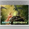 Wicked Birthday Party Decoration Magic Witch Backdrop Children's Baby Bathing Party Photography Studio Prop Decor Banner