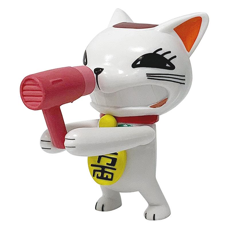 In stock dandadan turbo grandma action figure q version sitting pose model collection desktop decoration toy statue custom gift