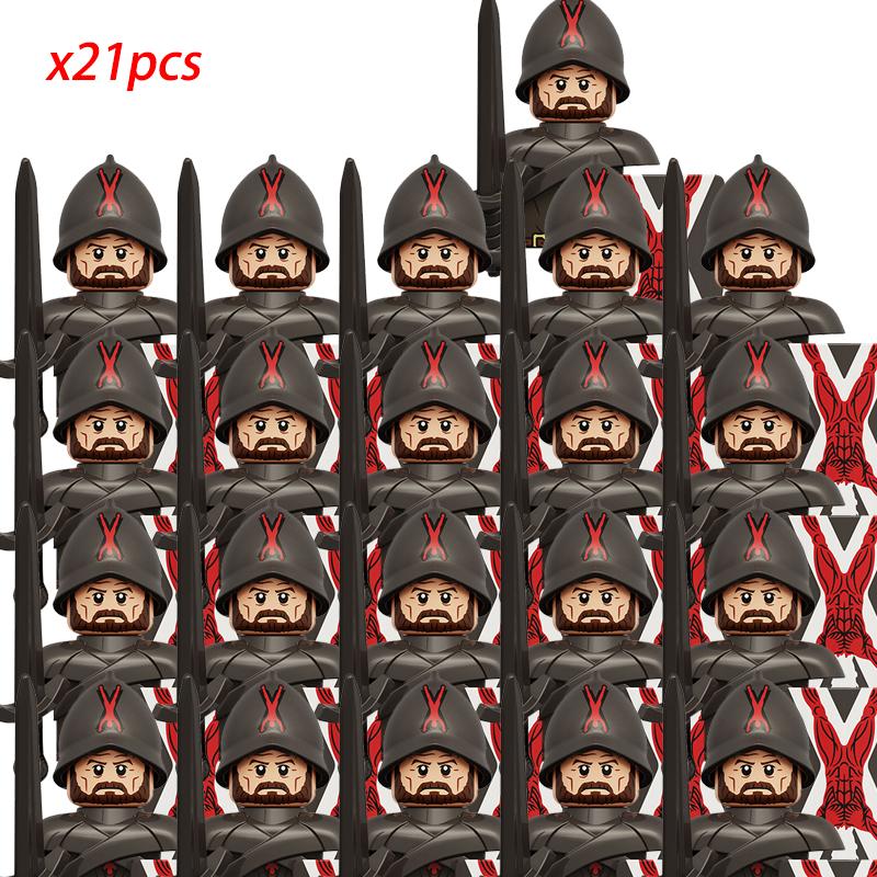 MOC Престолы Золотая Броня Воин Стражник Джейме Ланнистер Барристан Селми Мерин Трант Конструкторы Мини Экшн Фигурка Игрушки