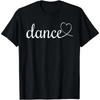 Love Dance Cute Dance T-Shirt Graphic T Shirts Kawaii Clothes Shirts for Women Ropa De Mujer