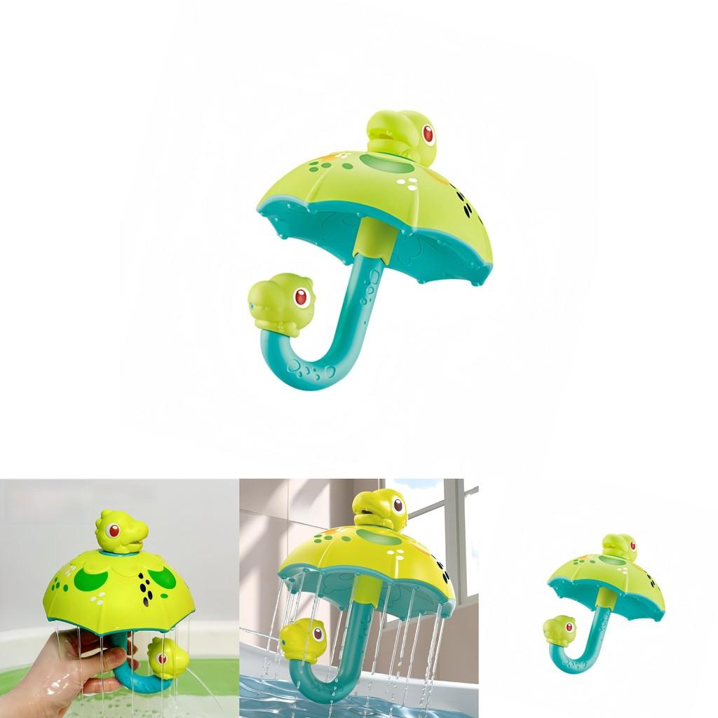 Dinosaur Shower Head Bath Toy With Rotating Water Spray For Kids Playtime