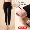 Winter Velvet Thickened Thermal Pants Extra Thick Cold-proof High Waist High Elastic Inner Wear Hot German Velvet Legged Cotton Pants Women