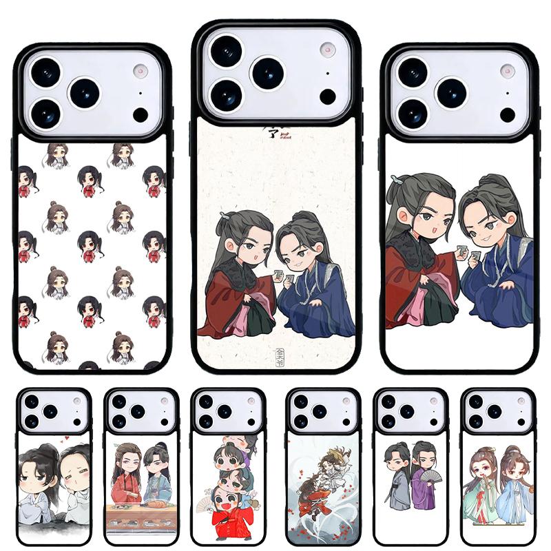 Чехол-бампер Chibi Word Of Honor для iPhone 17 16 15 14 13 Pro Max Задняя крышка для 12 11 Pro Coque