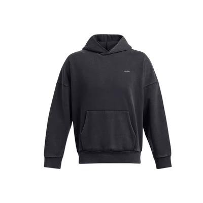 Under Armour Icon однотонный модный флисовый свитер с капюшоном, мужская толстовка, черный цвет 1386552-001