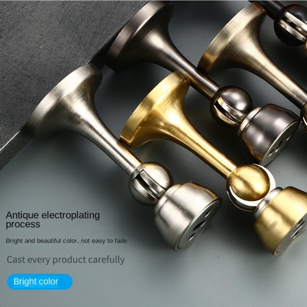 Fixed Magnetic Door Stopper Easy Installation Door Stop Bumper Practical Door Suction Wall