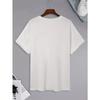 Мужская черная футболка с графическим принтом "Звезда" большого размера - Повседневный и удобный летний топ