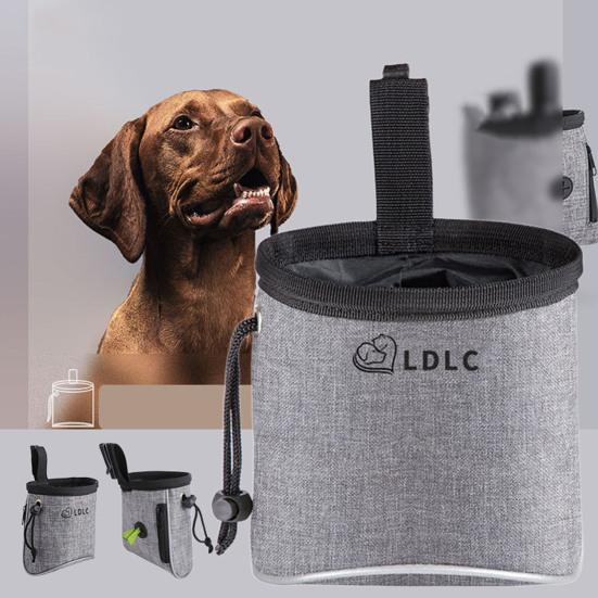 Многофункциональная сумка для лакомств для собак с поясным ремнем из ткани Оксфорд, вместительная закуска для собак