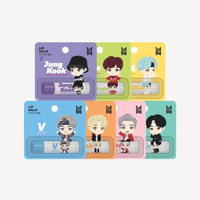 BTS Бальзам для губ TinyTAN, подлинные официальные товары, KPOP, KBeauty, бесплатные образцы