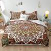 Богемная Мандала Пододеяльник Экзотический Цветочный Комплект Постельного Белья Этнический Винтажный Геометрический Покрывало King Full Для Детей Подростков Взрослых