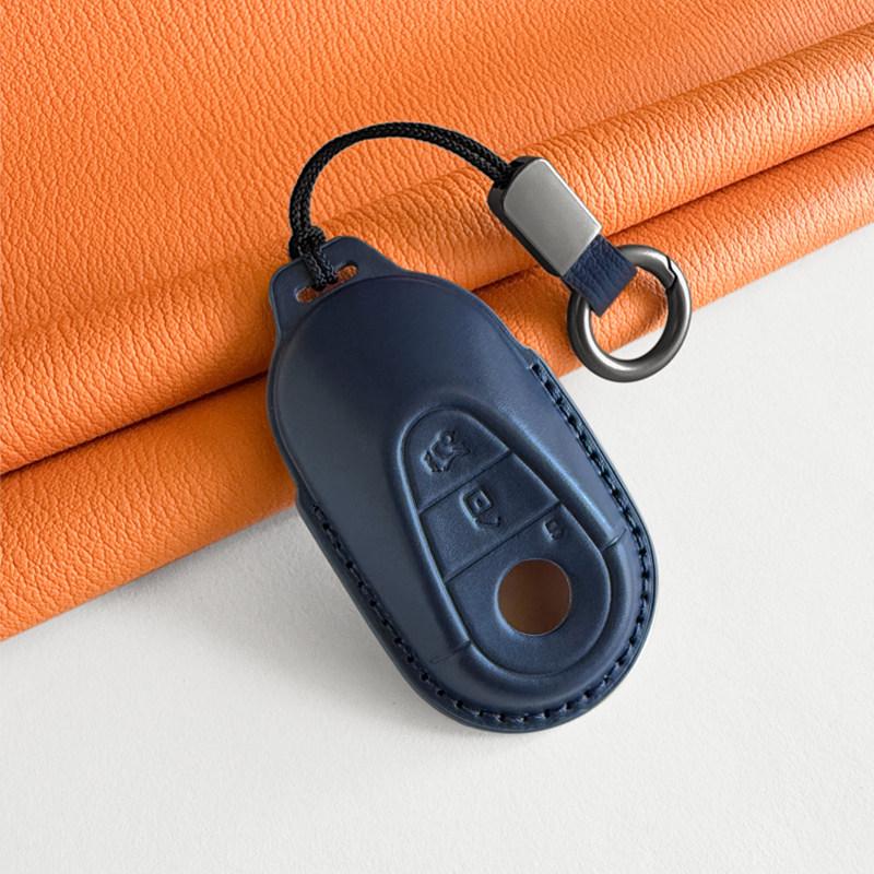 Mercedes-Benz Genuine Leather Key Case for GLC, Class A, S, C200, E300 Models