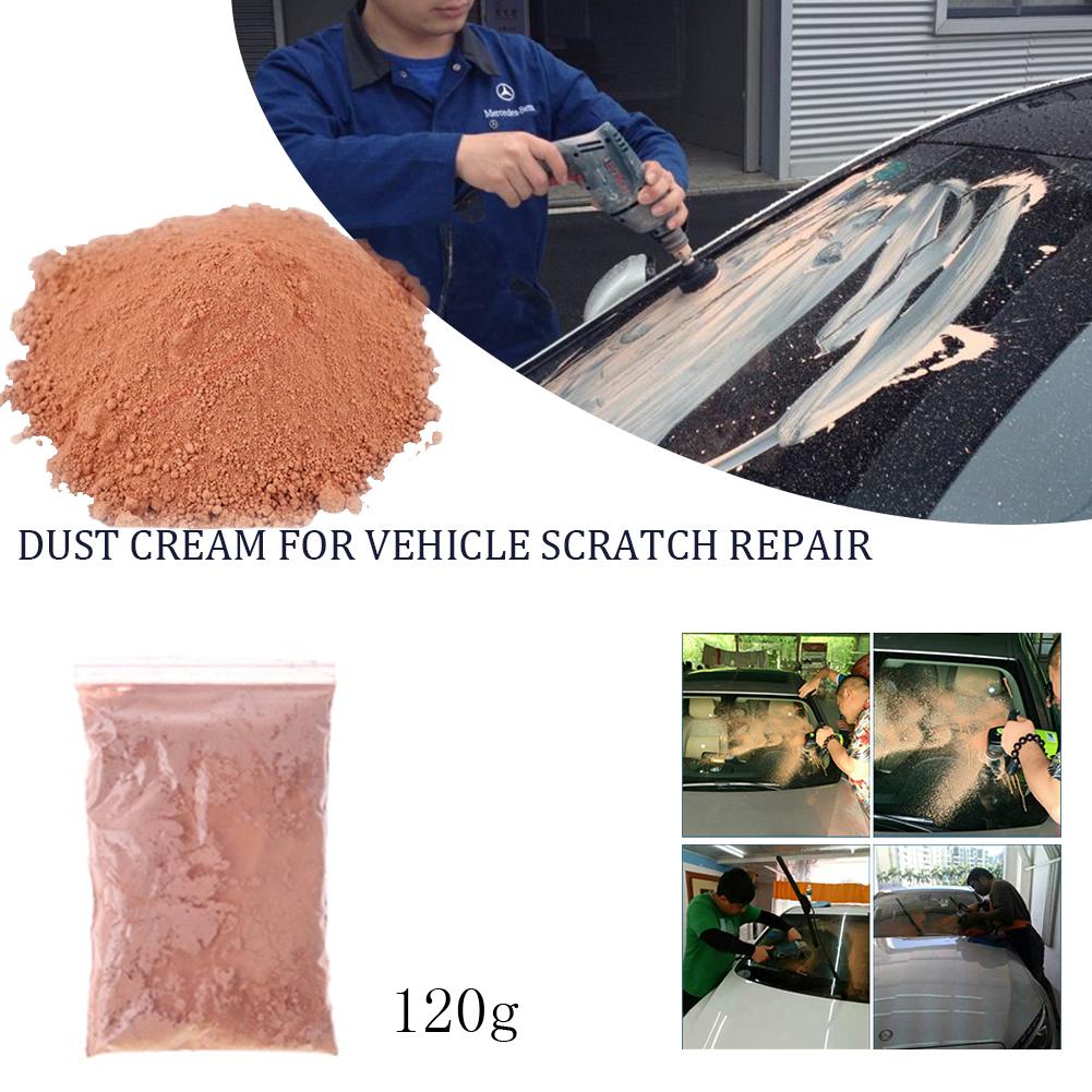 120 г автомобильного стекла, полировки, порошка оксида церия, для удаления царапин, оконных зеркал, ремонта, ухода за автомобилем