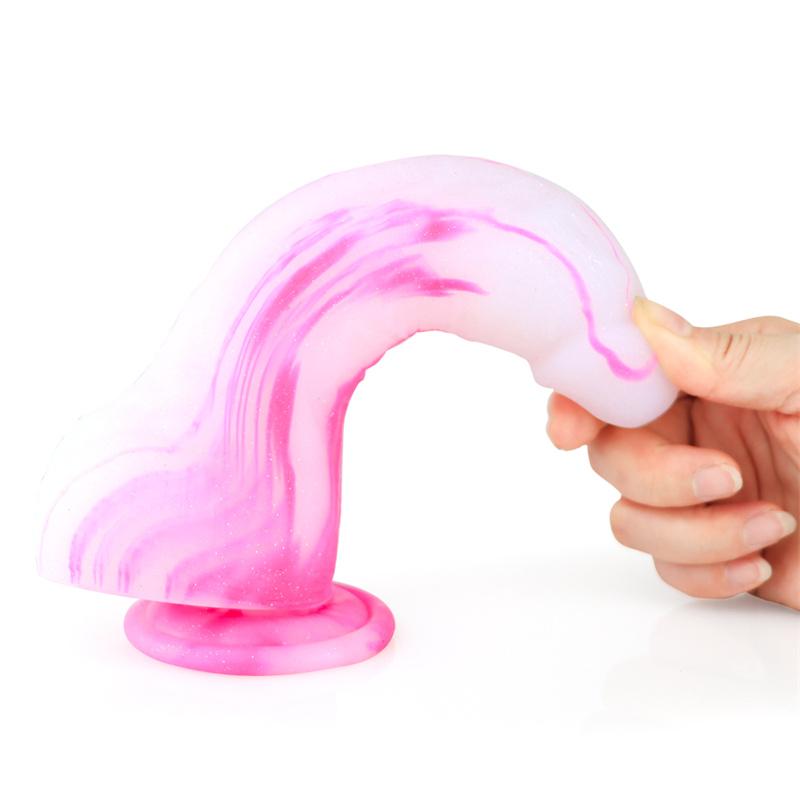 Extra Large Special-shaped Penis Liquid Silicone Color Simulation Penis Adult Products
