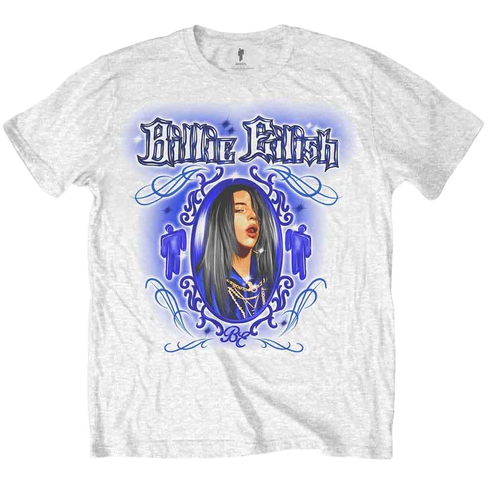 Billie Eilish Unisex Adult Airbrush Photograph Cotton T-Shirt