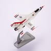 Металлическая модель самолета F16 в масштабе 1/100 (включая базу) Масштабная модель Размещение дома, коллекционирование и украшение Креативный подарок