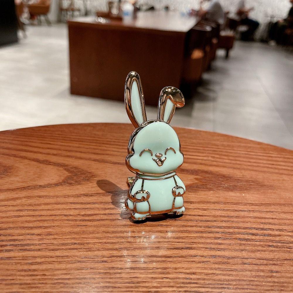 ABS Bunny Finger Ring Holder Mobile Phone Holder Phone Back Sticker Pad