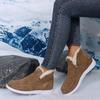 Winter Women Boots Waterproof Ankle Boots Women Cotton Shoes Keep Warm Plush Snow Booties Female Botas Mujer Size 43