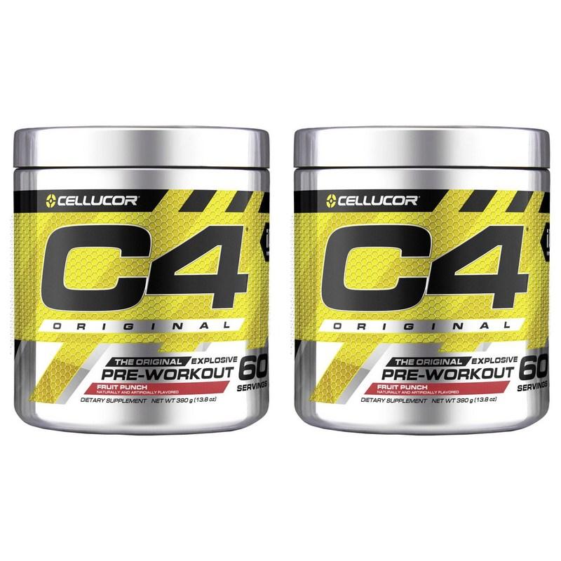 Cellucore C4 Original Pre-Workout Fruit Punch, 390g, 2 Pieces