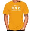 My Pen Is Bigger Than Yours Clothing Cotton Shirt 2024 Short Sleeve T-Shirt harajuku clothing funny