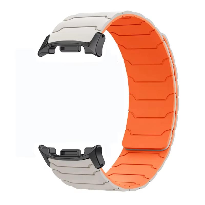 Силиконовый ремешок для Samsung Galaxy Watch 8 40 мм 44 мм 8 Classic 46 мм Спортивный магнитный браслет Galaxy Watch Ultra 2026 47 мм Correa