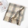 British Style Scarf Women's Winter High  End New Autumn and Winter Thickening Versatile Atmosphere Warm Scarf