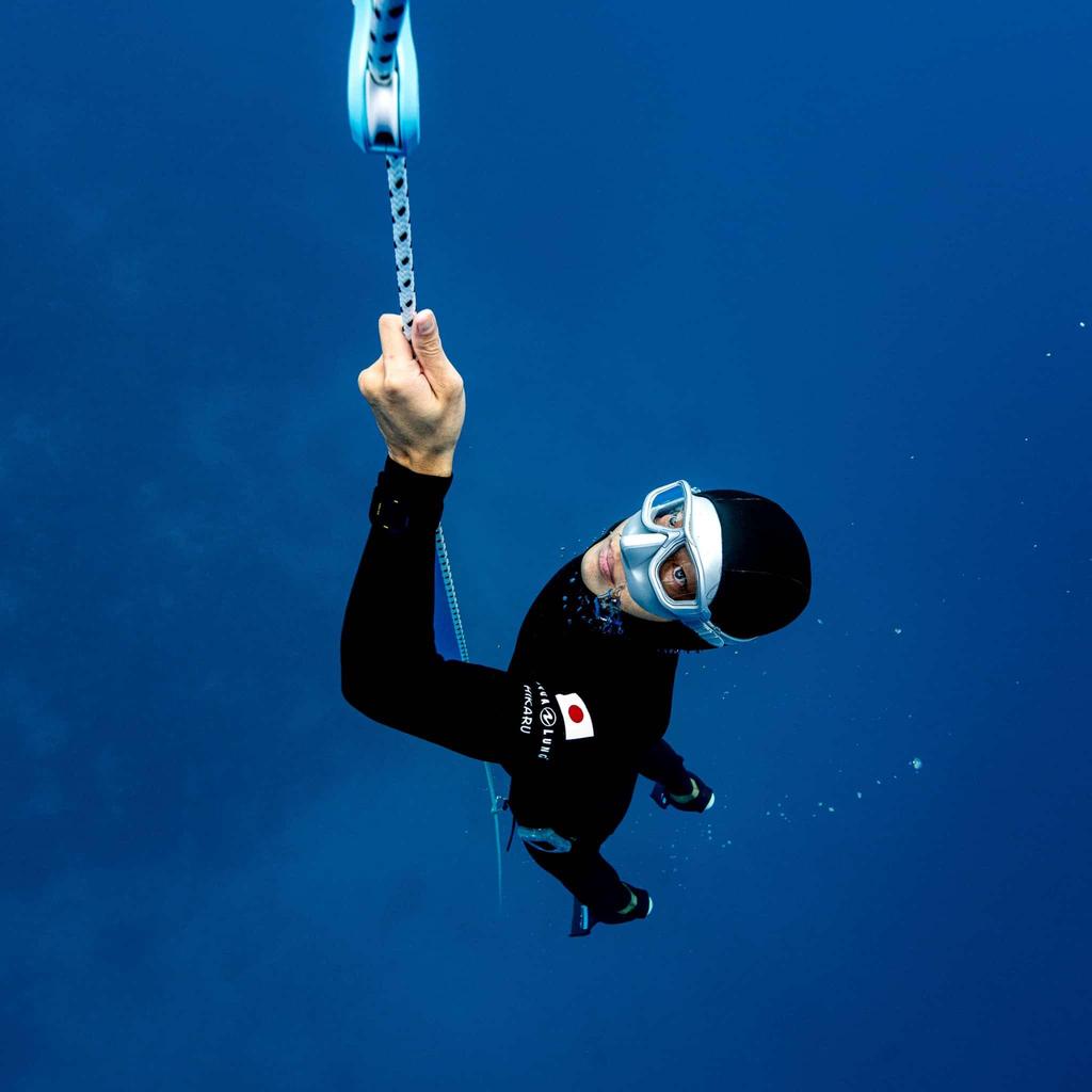 UMMY Маска для фридайвинга Streamline Модель 2024 Фридайвинг Скин-дайвинг Сноркелинг (Матовый черный)