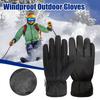 Тепловые перчатки для мужчин и женщин, зимние ветрозащитные перчатки из бархата для холодной погоды, для занятий спортом на открытом воздухе, теплая экипировка для катания на лыжах, велоспорта, скалолазания