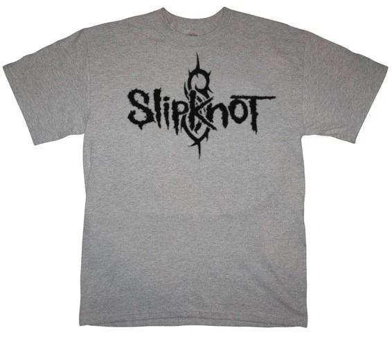 Футболка с логотипом хэви-метал группы SLIPKNOT