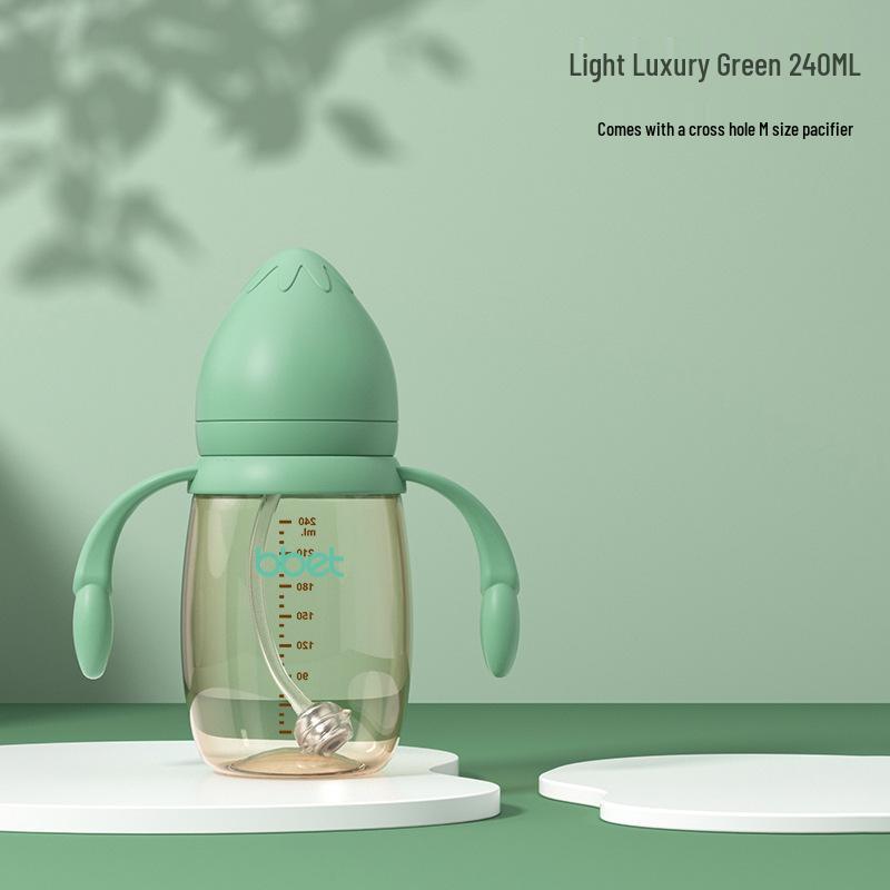 Детская бутылочка PPSU с широким горлышком Babixiang, Защита от падений и колик, Нейтральная чашка для воды, Различные объемы