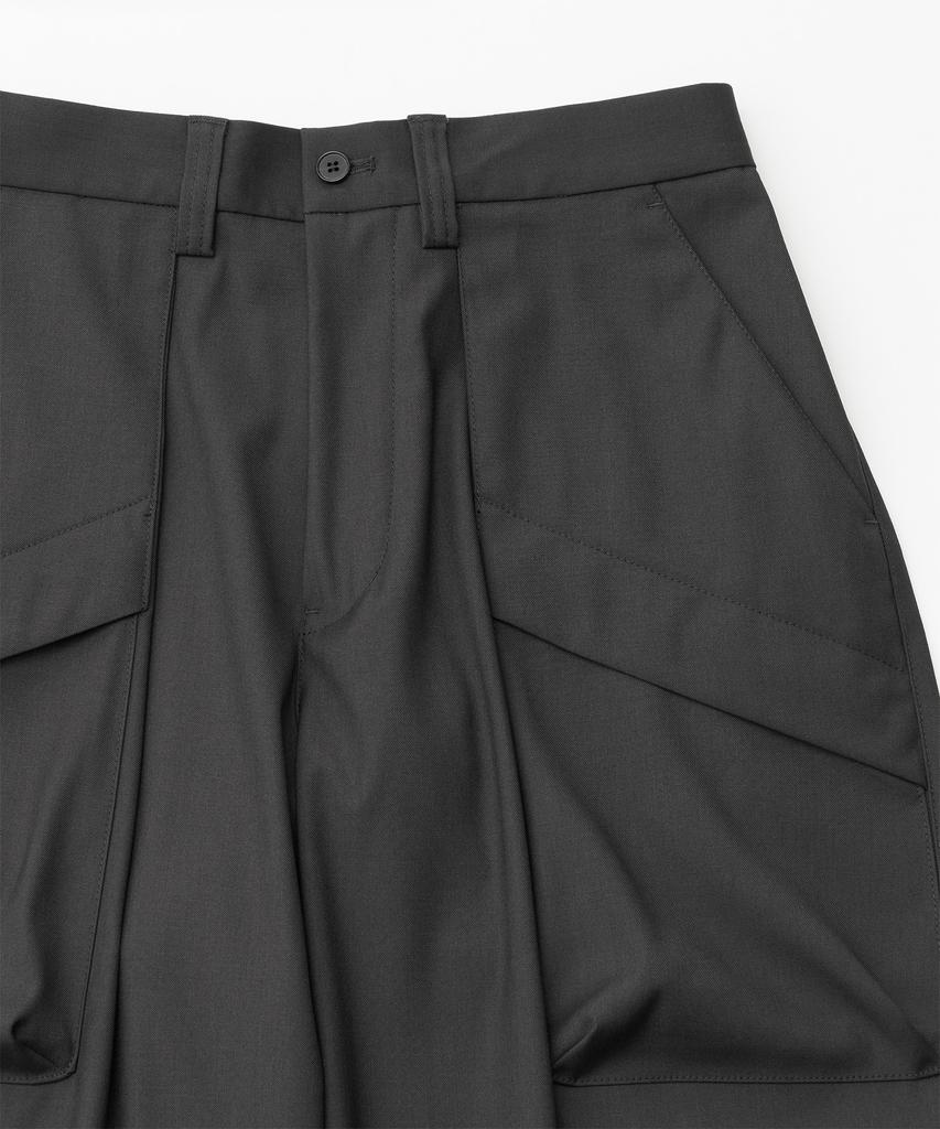 ANOTHER OFFICE Utility Cargo Slacks (Charcoal)