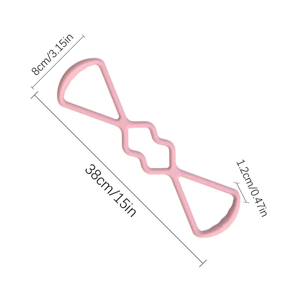 Эспандеры для упражнений на спину Эспандер-восьмерка для упражнений на спину Наращивание мышц Нескользящее оборудование Тяговый трос для тренажерного зала Пилатес