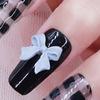100 шт./1 пакетик, украшение для ногтей, бантик, легко наносится, универсальные аксессуары для ногтей, универсальные наклейки для маникюра, наклейки, дизайн ногтей, бантик для ухода за ногтями