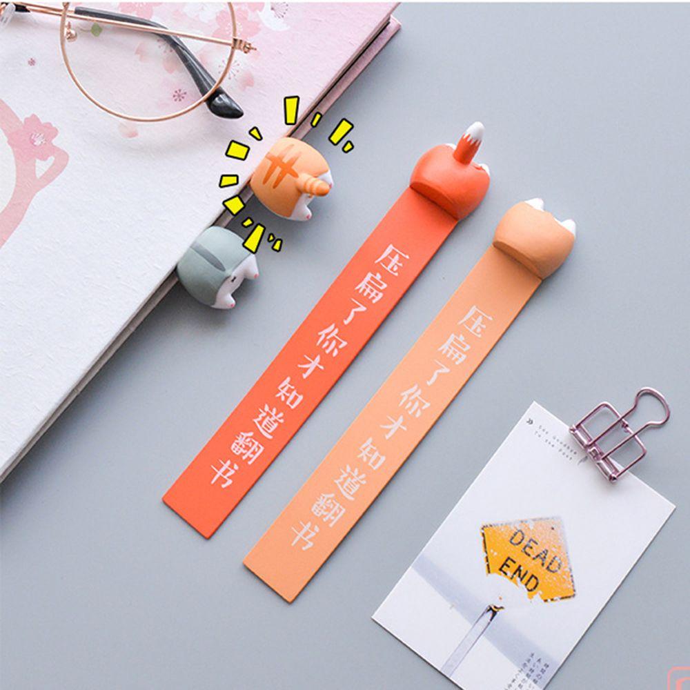 1PC Gift Dog DIY School Supplies Book Markers Cartoon Animal Style Ass Bookmarks