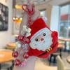 Santa Claus Christmas Plush Pendant Christmas Tree Christmas Plush Doll Toy  Backpack Decor
