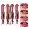 Matte Lip Gloss Makeup Velvet Nude Waterproof Lip Gloss Lipstick Liquid Long Lasting Tint Women, 807, 1 Piece