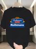 Мужская футболка Rothmans Racing с логотипом - Топ с коротким рукавом с гоночным брендингом