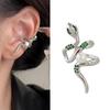 Легкие серьги-клипсы в виде змеи, удобные для путешествий, уникальные серьги-каффы в виде змеи для модных личностей