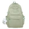 Schoolbag Junior High School Women's Large Capacity Backpack Printed Bear Computer Backpack Male High School Students