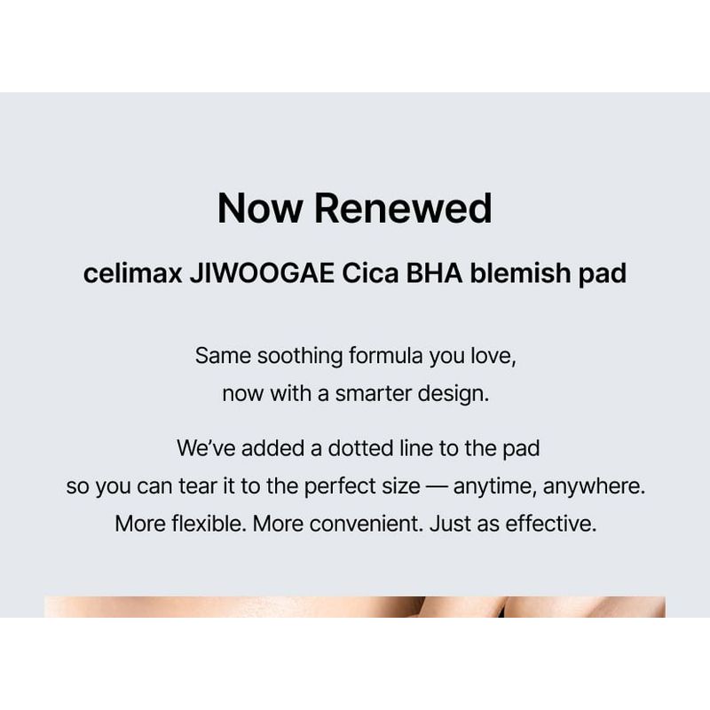 CELIMAX JIWOOGAE Cica BHA Пилинг-пэды от несовершенств