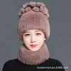 New Women's Warm Hats Warm Knit Hats for Fall and Winter Versatile Faux Fur Hats
