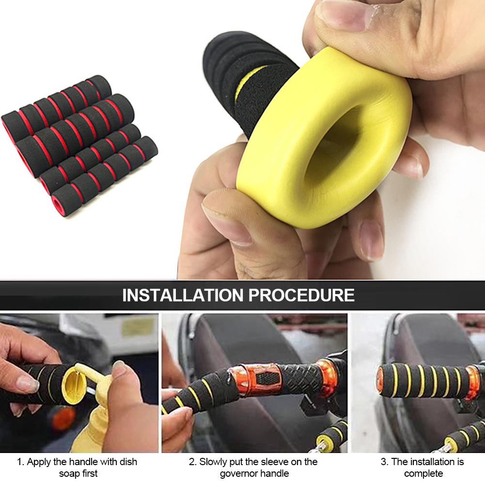 4 шт./компл. универсальный чехол для руля мотоцикла велосипеда из пенопласта, противоскользящие мягкие чехлы для ручного тормоза, аксессуары для модификации