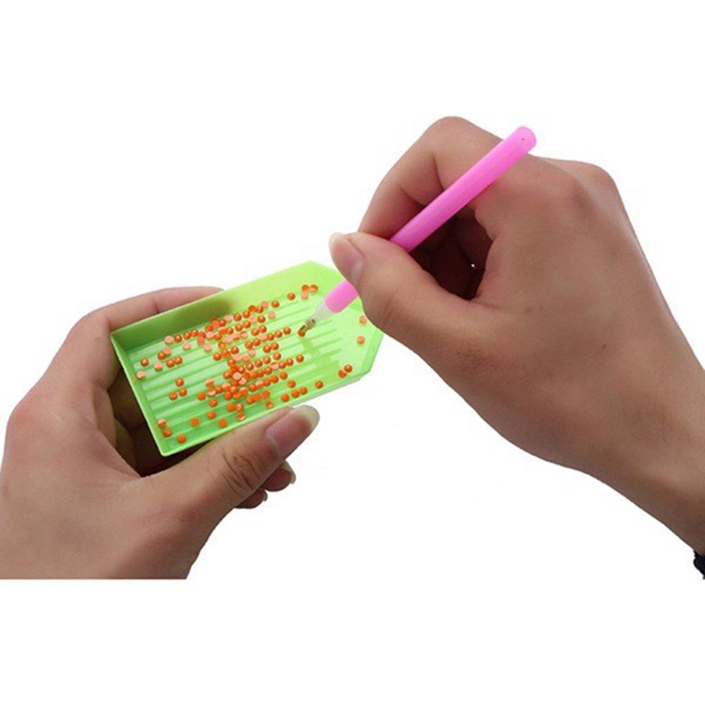 Набор инструментов для алмазной живописи «сделай сам», ручка, клей, пластиковый лоток, набор, вышивка крестиком, швейные аксессуары