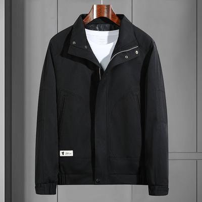 Куртка мужская весенняя уличная новая модная молодежная куртка с воротником-стойкой